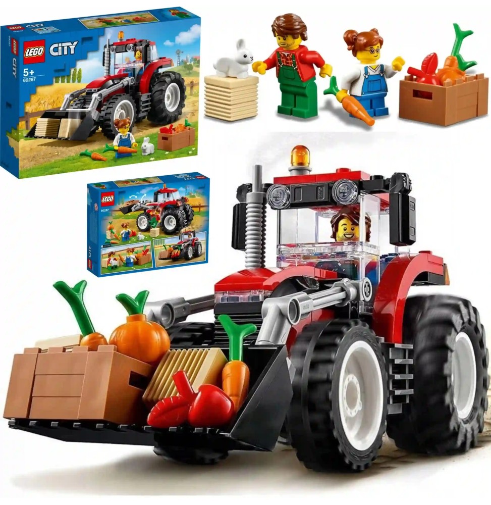 LEGO City super tractor set de blocuri 5+