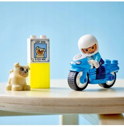 LEGO Duplo 10967 Motocicletă de poliție pentru copii