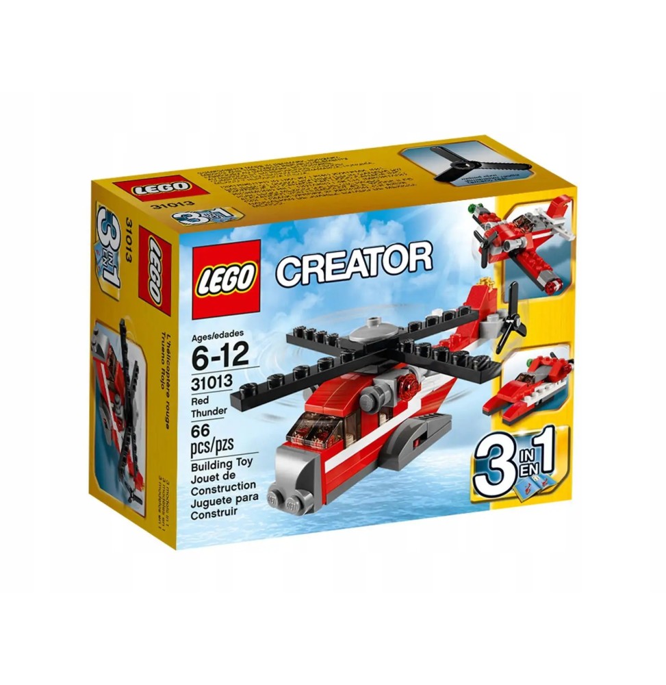 LEGO Creator 31013 3in1 - Războiul Roșu Elicopter