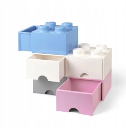 LEGO Brick 8 Storage Container Light Blue