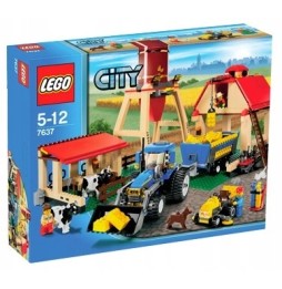 Lego 7637 City Farm Tractor with Cow