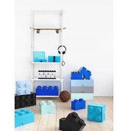 LEGO Brick 8 Storage Container Light Blue