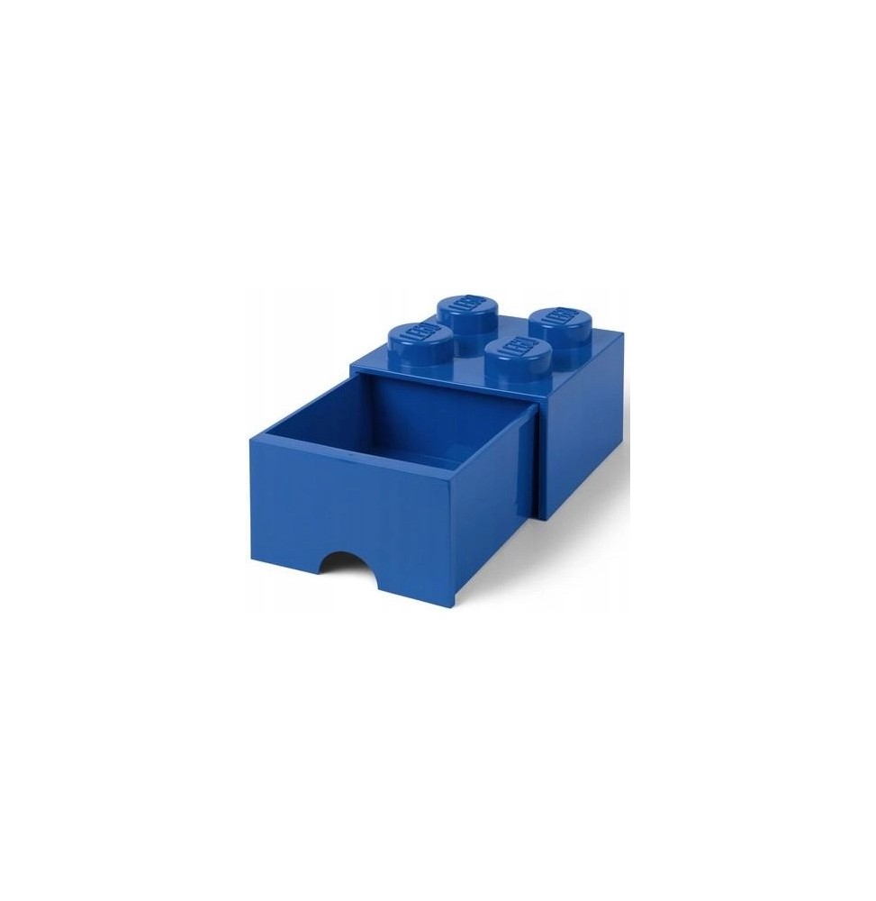 LEGO Storage Container with Drawer Block 4 Blue