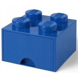 LEGO Storage Container with Drawer Block 4 Blue