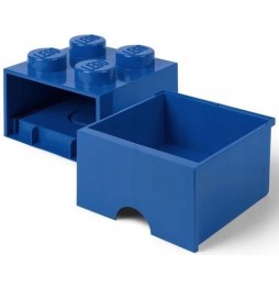 LEGO Storage Container with Drawer Block 4 Blue