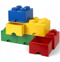 LEGO Storage Container with Drawer Block 4 Blue