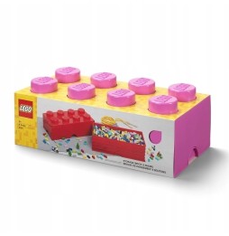 LEGO Storage Pink Brick 8 40041739