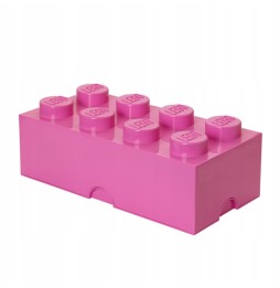 LEGO Storage Pink Brick 8 40041739