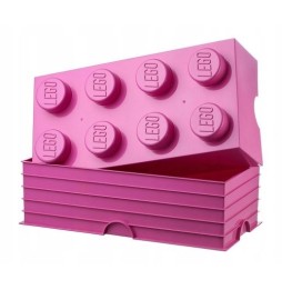 LEGO Storage Pink Brick 8 40041739