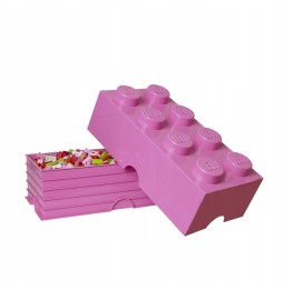 LEGO Storage Pink Brick 8 40041739