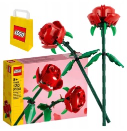 Set LEGO Trandafiri 40460 cu geantă gratuită