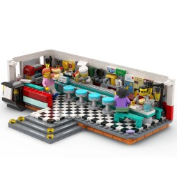 LEGO BrickLink 1950s Diner Set