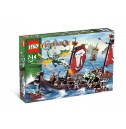 Lego 7048 Castel Nava Troll pentru băieți