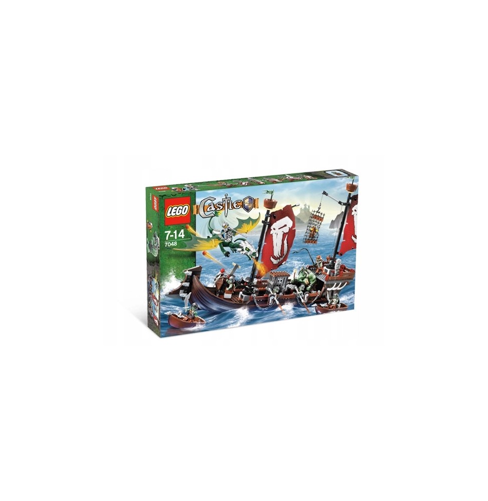 Lego 7048 Castel Nava Troll pentru băieți