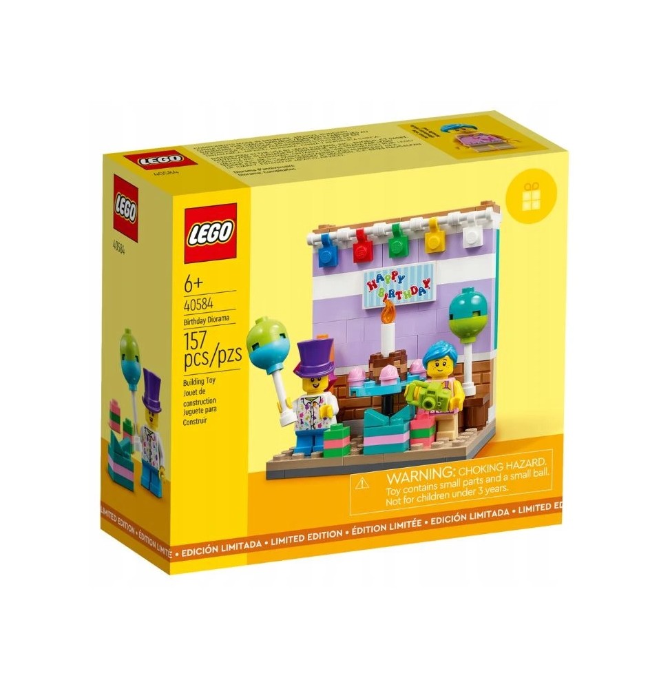 LEGO 40584 Birthday Diorama for Kids 6+