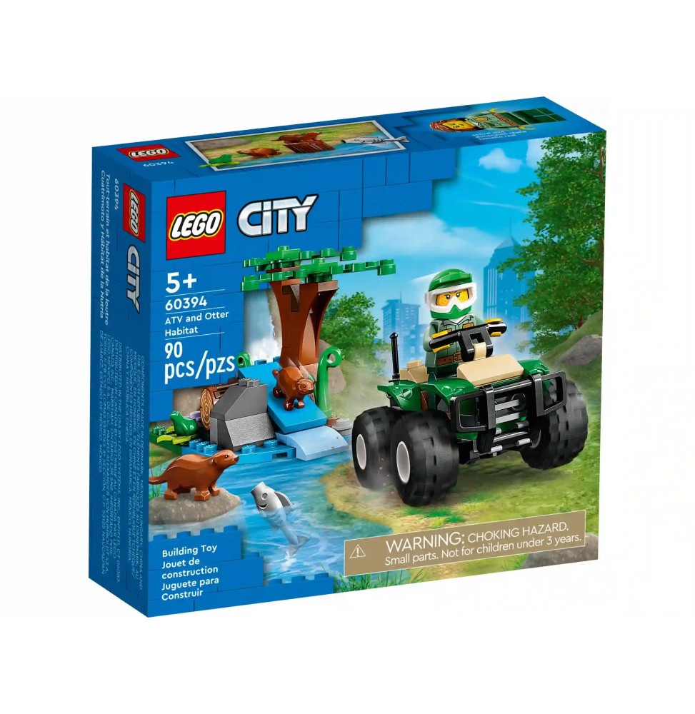 LEGO City 60394 Quad and Otter Habitat