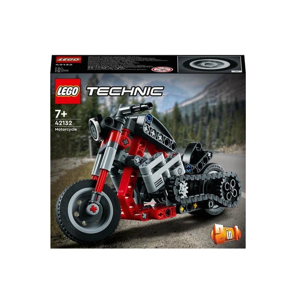 LEGO Technic Motorcycle 42132 - Kids Set