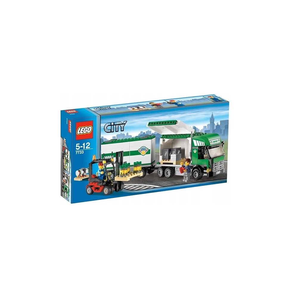 LEGO City 7733 Camion și Stivuitor - Set pentru copii