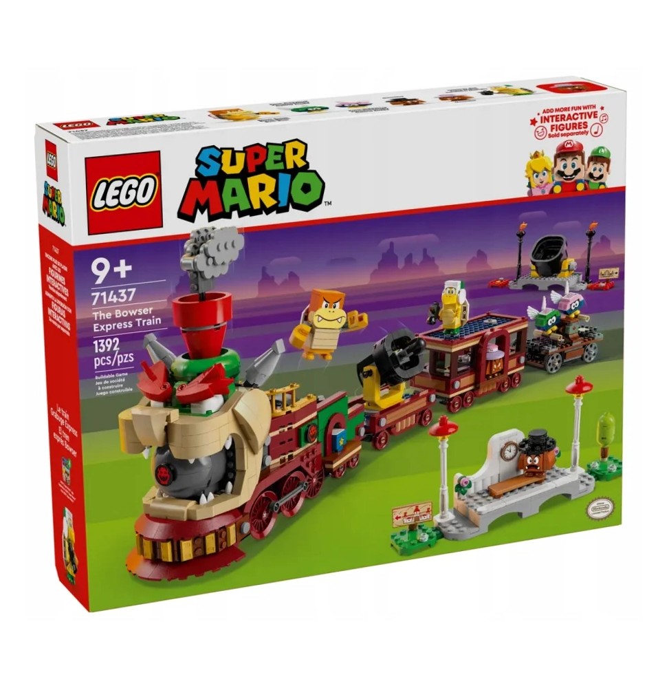 LEGO Super Mario 71437 Bowser și trenul