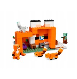 LEGO Minecraft Set 21178 Habitat pentru Vulpi