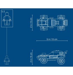 LEGO 60218 Mașina de curse deșert