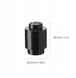 LEGO Round Container Black 40301733