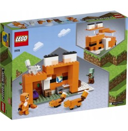 LEGO Minecraft 21178 Habitatul vulpilor - casă de joacă