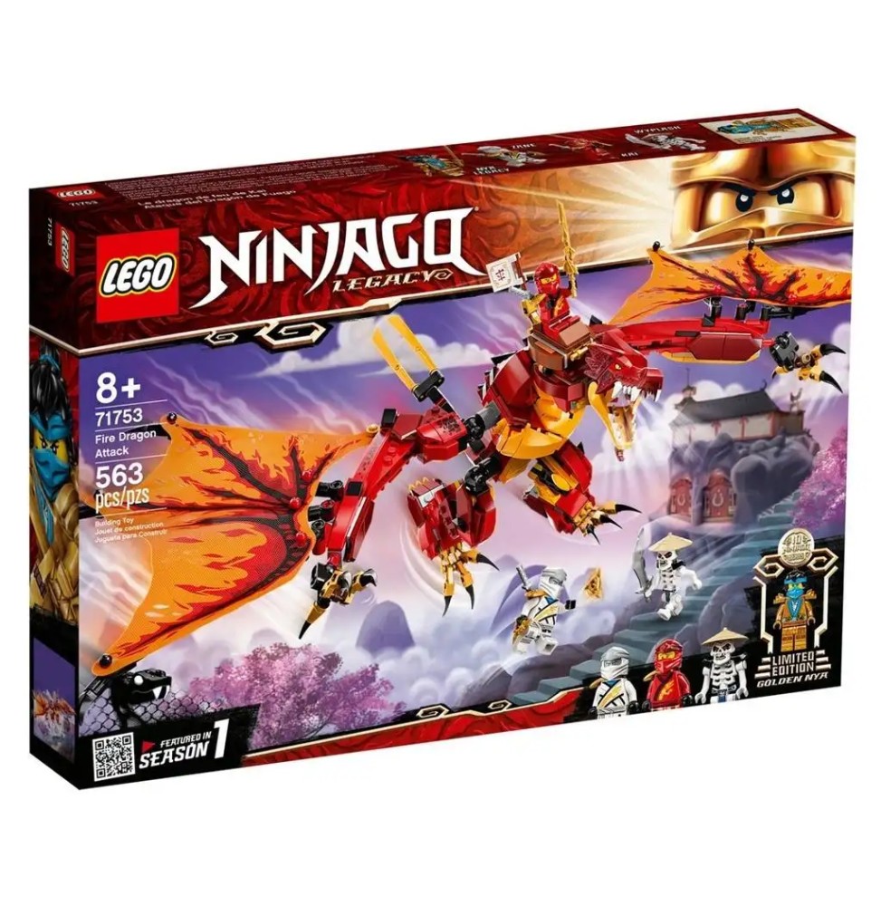 LEGO Ninjago Atak smoka ognia 71753