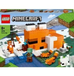 LEGO Minecraft 21178 Habitatul vulpilor - casă de joacă