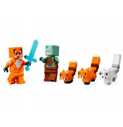 LEGO Minecraft 21178 Siedlisko lisów - domek do zabawy