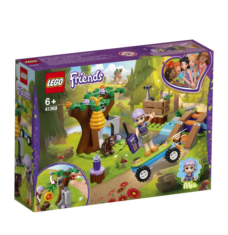 LEGO Friends 41363 Aventură în pădure cu Mia