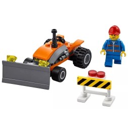 LEGO 30353 City - Tractor cu minifigură