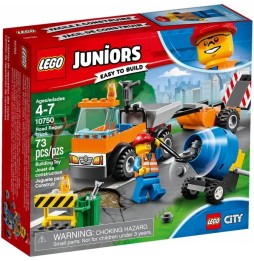 LEGO Juniors Mașină de lucrări rutiere 10750