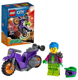 LEGO City Wheelie motocyklem kaskaderskim 60296