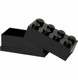 LEGO MiniBox Black Plastic Container