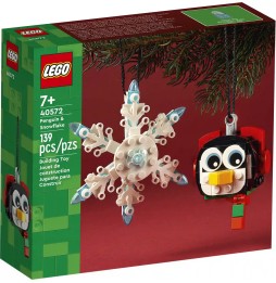 LEGO 40572 Pinguin și fulg de zăpadă