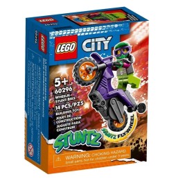 LEGO City Wheelie motocyklem kaskaderskim 60296