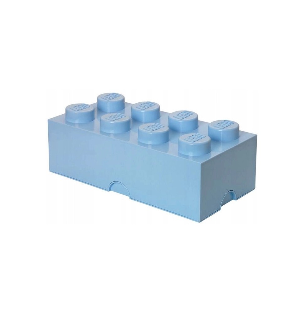 LEGO Container Brick Light Blue 8 Knobs