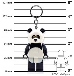 LEGO brelok latarka LED panda