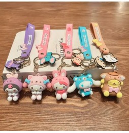 Hello Kitty Silicone Keychain