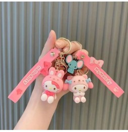 Hello Kitty Silicone Keychain