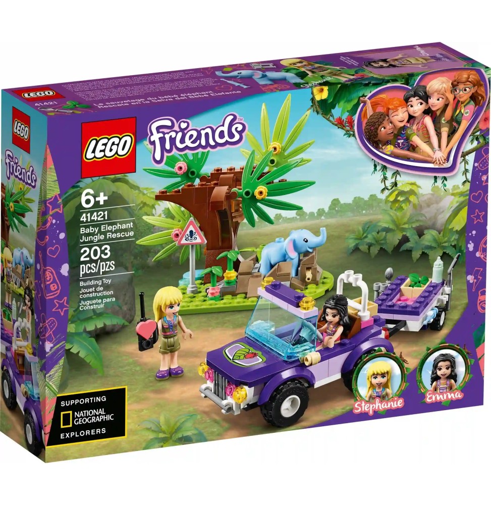 LEGO 41421 Friends Na ratunek słoniątku