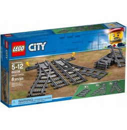 LEGO 60238 Zwrotnice kolejowe do pociągów