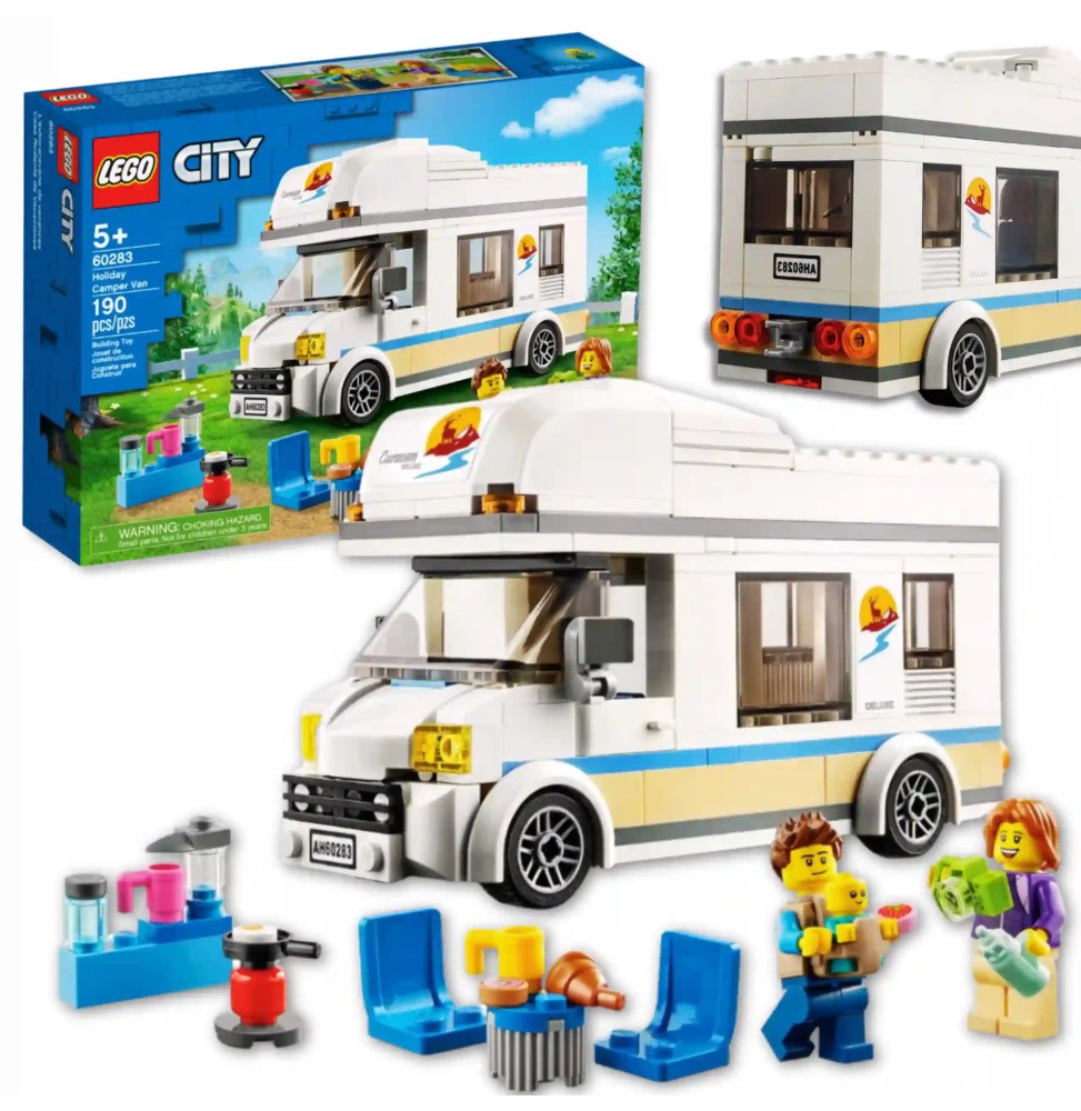 LEGO Camper de Vacanță 190 Elemente pentru Copii