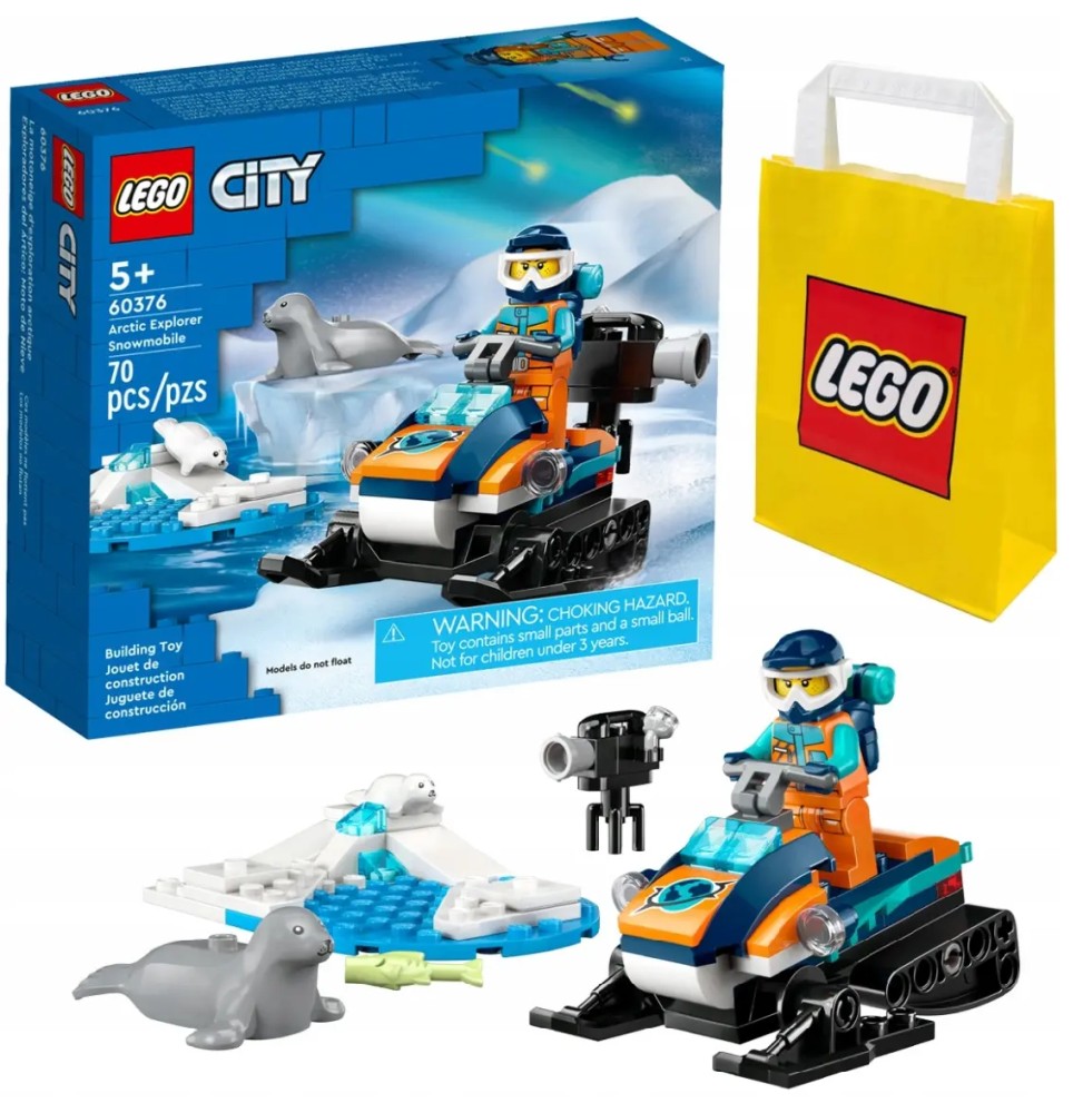 LEGO City 60376 vehicul de zăpadă arctic