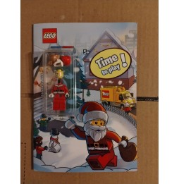 LEGO Booklet with Santa Claus Figurine