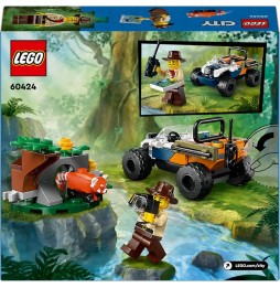 LEGO quad badacza dżungli z pandą czerwoną