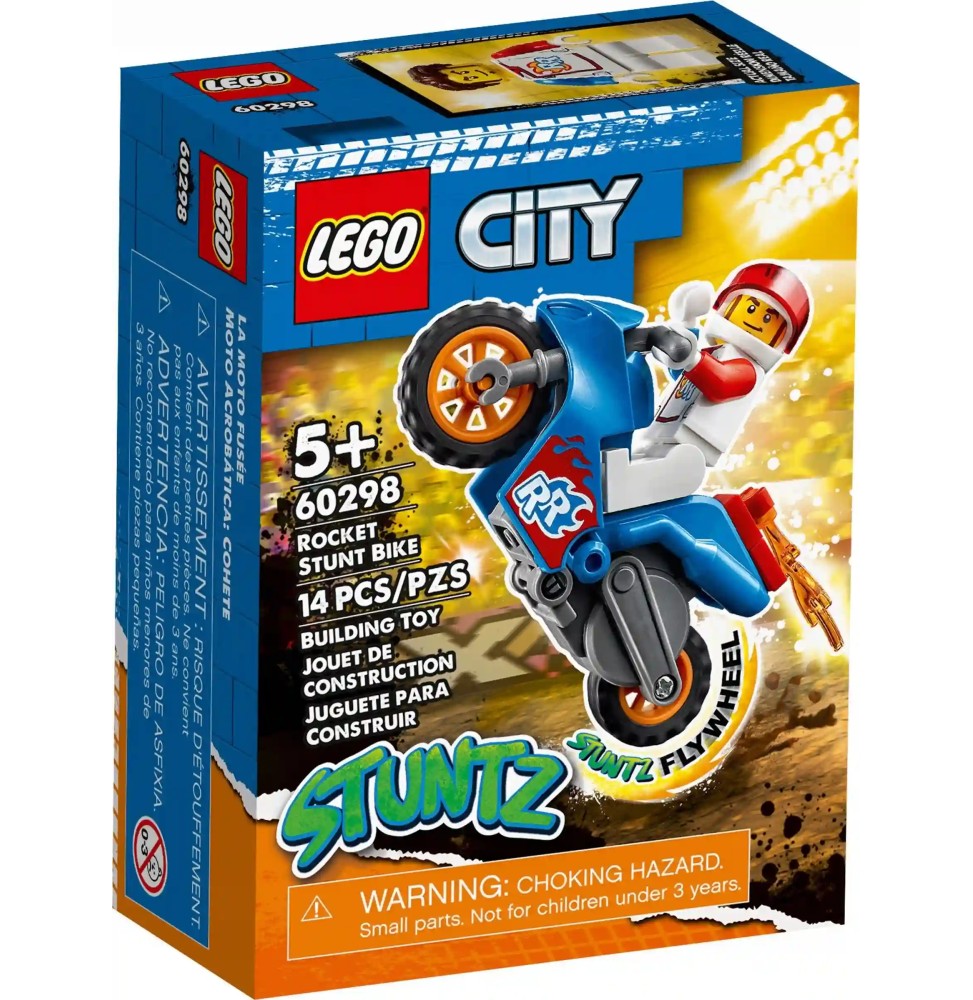 LEGO City 60298 Rakietowy motocykl kaskaderski