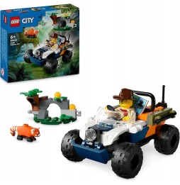 LEGO quad badacza dżungli z pandą czerwoną