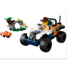 LEGO quad badacza dżungli z pandą czerwoną